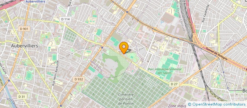 localisation de l'entreprise MONSIEUR MAMADOU MEITE à PANTIN
