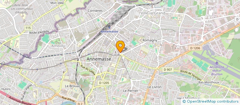 localisation de l'entreprise MONSIEUR MAMADOU MOUSSA SOW  ANNEMASSE