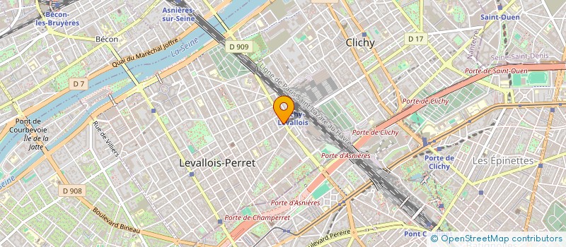 localisation de l'entreprise MONSIEUR MAMADOU MOUSTAPHA DIAKHATE à LEVALLOIS-PERRET