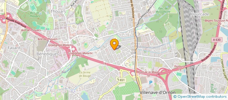 localisation de l'entreprise MONSIEUR MAMADOU NANAKASSE  VILLENAVE-D'ORNON