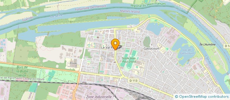 localisation de l'entreprise MONSIEUR MAMADOU NDIAYE  MANTES-LA-JOLIE