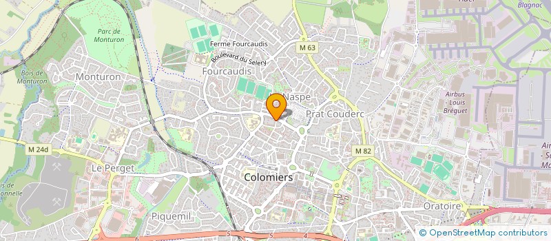 localisation de l'entreprise MONSIEUR MAMADOU NGOM à COLOMIERS
