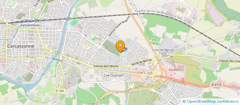 localisation de l'entreprise MONSIEUR MAMADOU NIAKATE  CARCASSONNE