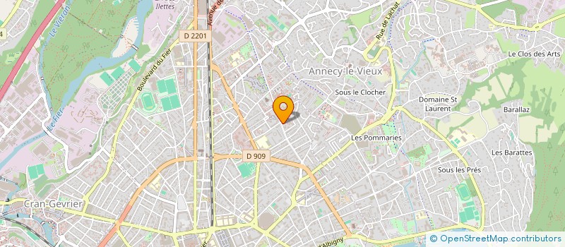 localisation de l'entreprise MONSIEUR MAMADOU OUATTARA à ANNECY