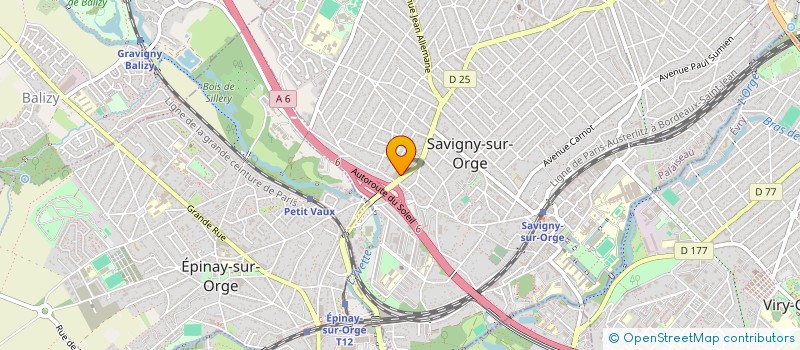 localisation de l'entreprise MONSIEUR MAMADOU-OUDJIBROU MANE à SAVIGNY-SUR-ORGE