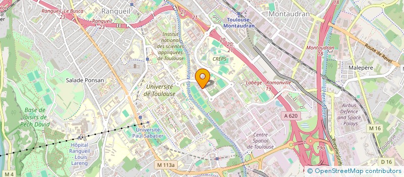 localisation de l'entreprise MONSIEUR MAMADOU OURY BAH à TOULOUSE