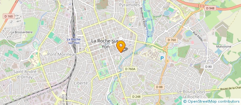 localisation de l'entreprise MONSIEUR MAMADOU SACKHO à LA ROCHE-SUR-YON