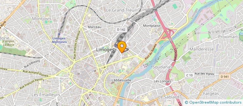 localisation de l'entreprise MONSIEUR MAMADOU SADIJO BALDE à LIMOGES