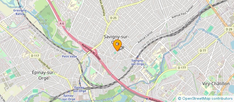 localisation de l'entreprise MONSIEUR MAMADOU SAHO à SAVIGNY-SUR-ORGE