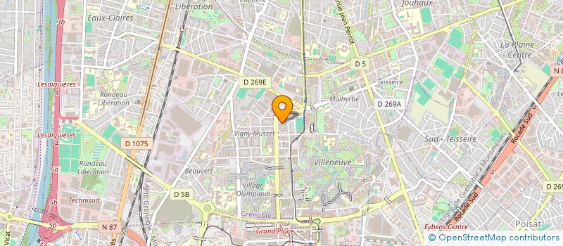 localisation de l'entreprise MONSIEUR MAMADOU SAIDOU BALDE  GRENOBLE