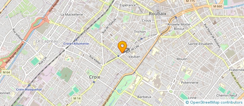 localisation de l'entreprise MONSIEUR MAMADOU-SAIDOU BARRY  ROUBAIX