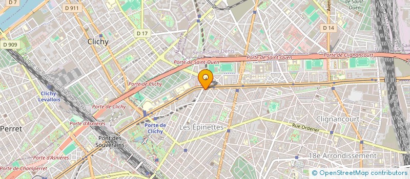 localisation de l'entreprise MONSIEUR MAMADOU SAIDOU SOW SOW  PARIS