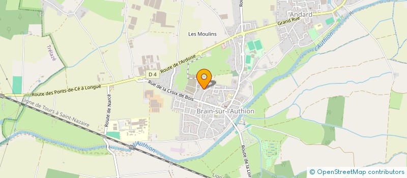 localisation de l'entreprise MONSIEUR MAMADOU SAKHO  LOIRE-AUTHION