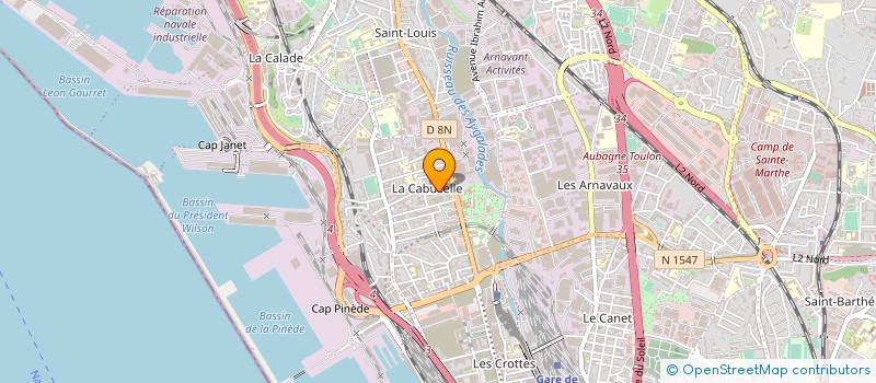 localisation de l'entreprise MONSIEUR MAMADOU SALIOU DIALLO à MARSEILLE