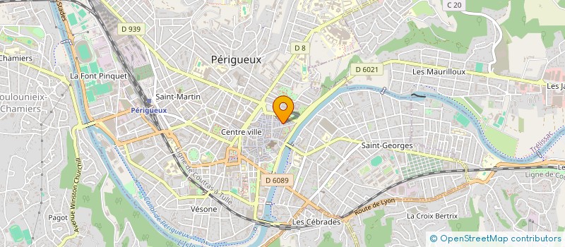 localisation de l'entreprise MONSIEUR MAMADOU SALL  PERIGUEUX