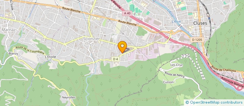 localisation de l'entreprise MONSIEUR MAMADOU SALL  SCIONZIER