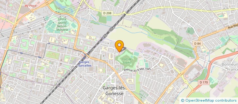 localisation de l'entreprise MONSIEUR MAMADOU SAMB à GARGES-LES-GONESSE
