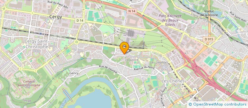 localisation de l'entreprise MONSIEUR MAMADOU SAMBAKE  CERGY