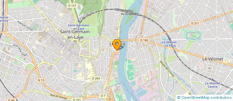 localisation de l'entreprise MONSIEUR MAMADOU SANE  LE PECQ