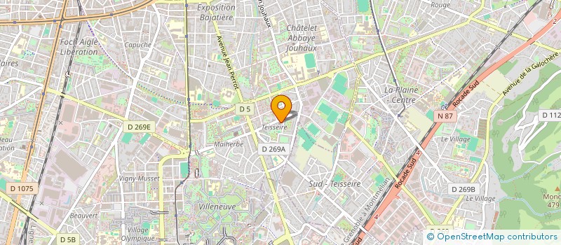 localisation de l'entreprise MONSIEUR MAMADOU SANGARE  GRENOBLE