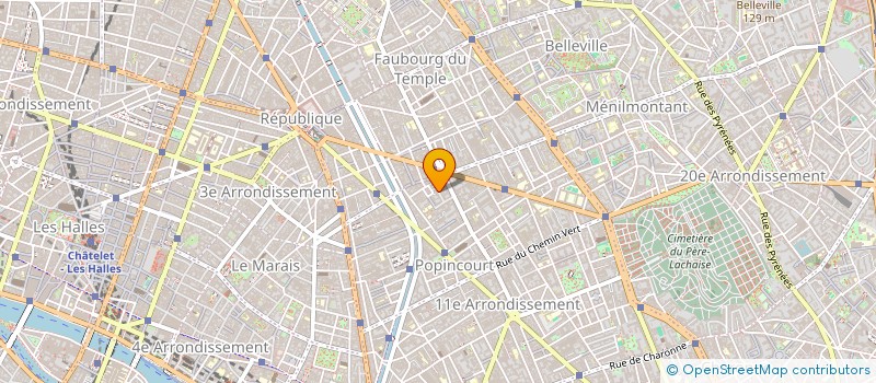 localisation de l'entreprise MONSIEUR MAMADOU SANGARE  PARIS