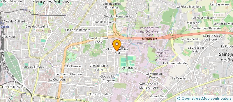 localisation de l'entreprise MONSIEUR MAMADOU-SANOUSSY BAH à ORLEANS