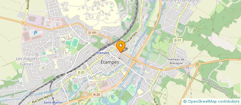 localisation de l'entreprise MONSIEUR MAMADOU SARR à ETAMPES