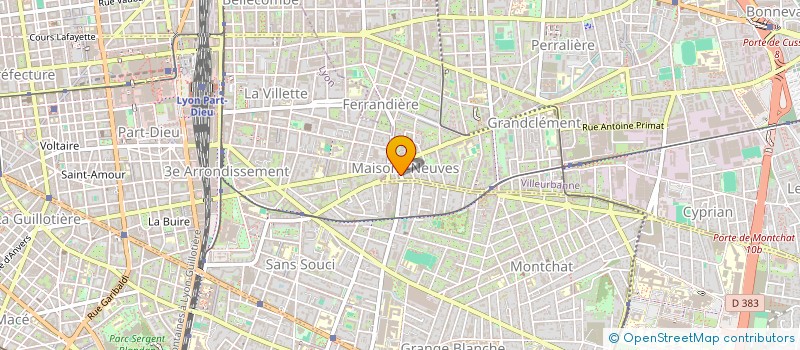 localisation de l'entreprise MONSIEUR MAMADOU SARR  VILLEURBANNE