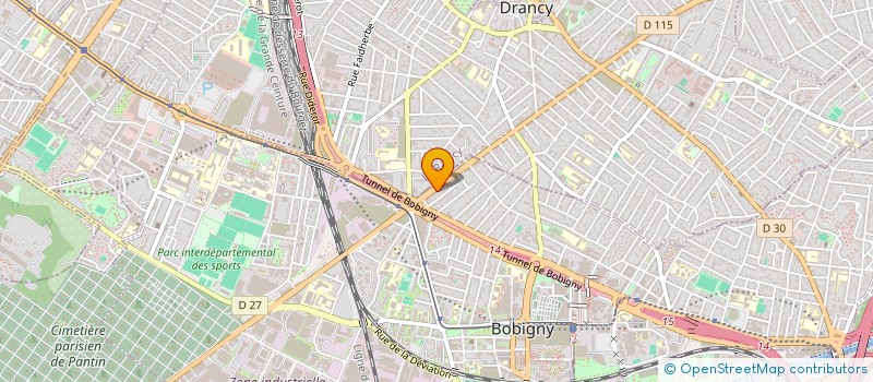 localisation de l'entreprise MONSIEUR MAMADOU SAVANE  BOBIGNY