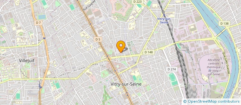 localisation de l'entreprise MONSIEUR MAMADOU SAWANE à VITRY-SUR-SEINE