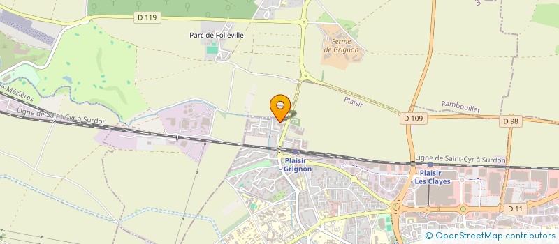 localisation de l'entreprise MONSIEUR MAMADOU SECK  PLAISIR