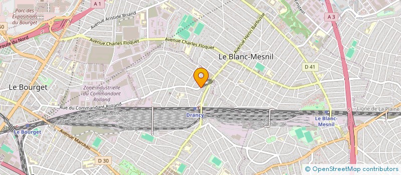 localisation de l'entreprise MONSIEUR MAMADOU SENE à DRANCY