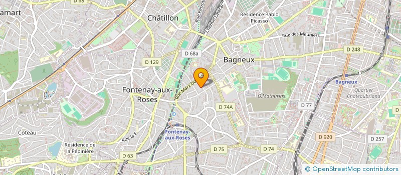 localisation de l'entreprise MONSIEUR MAMADOU SIDIBE à FONTENAY-AUX-ROSES