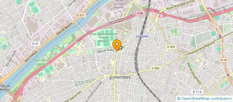 localisation de l'entreprise MONSIEUR MAMADOU SIDIBE à COLOMBES