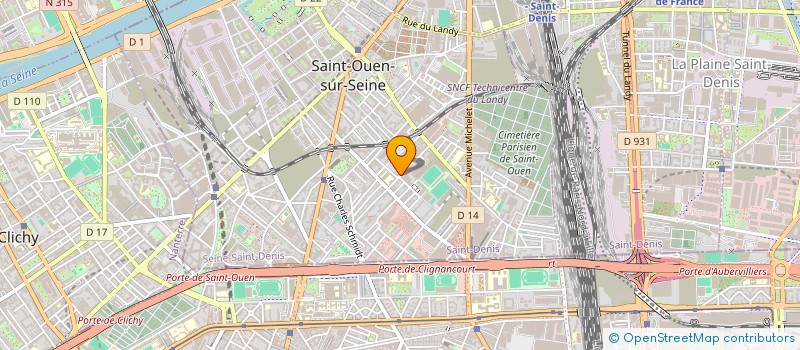 localisation de l'entreprise MONSIEUR MAMADOU SIDIBE à SAINT-OUEN-SUR-SEINE