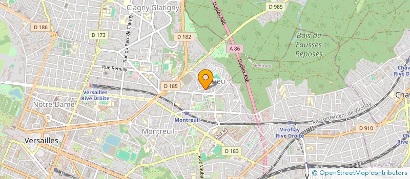 localisation de l'entreprise MONSIEUR MAMADOU SISSOKO à VERSAILLES