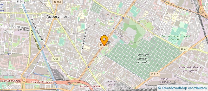 localisation de l'entreprise MONSIEUR MAMADOU SISSOKO à PANTIN