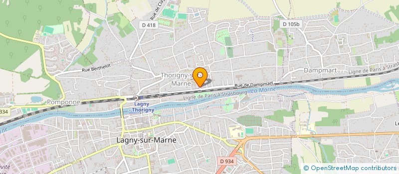 localisation de l'entreprise MONSIEUR MAMADOU SISSOKO  THORIGNY-SUR-MARNE