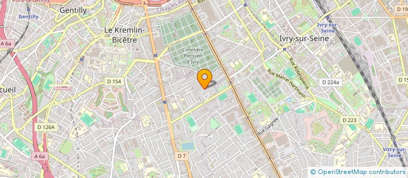 localisation de l'entreprise MONSIEUR MAMADOU SOUARE  IVRY-SUR-SEINE