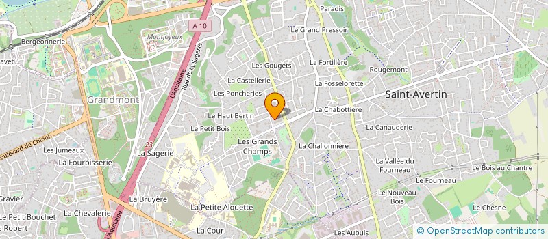 localisation de l'entreprise MONSIEUR MAMADOU SOW  SAINT-AVERTIN