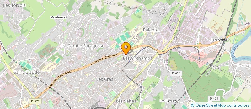 localisation de l'entreprise MONSIEUR MAMADOU SOW à BESANCON