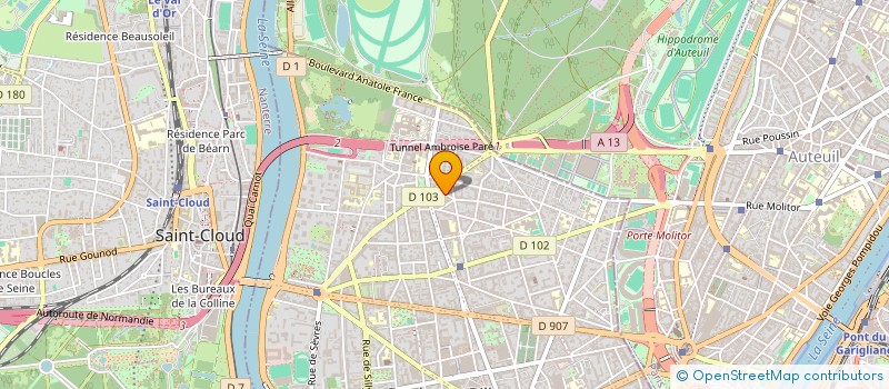 localisation de l'entreprise MONSIEUR MAMADOU SOW  BOULOGNE-BILLANCOURT