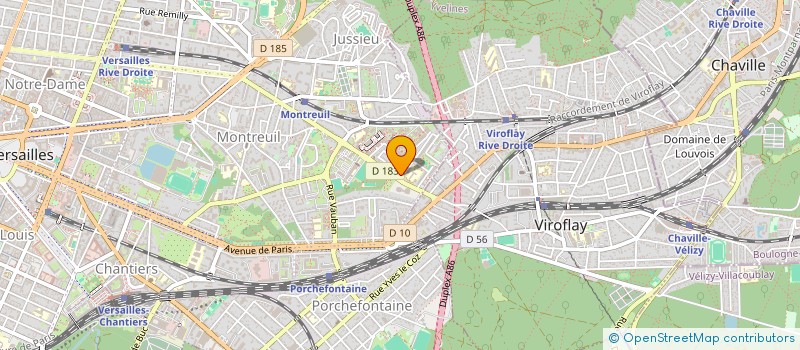 localisation de l'entreprise MONSIEUR MAMADOU SOW à VERSAILLES