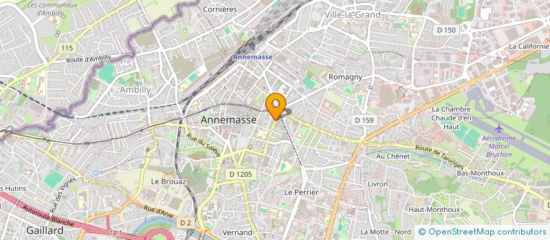 localisation de l'entreprise MONSIEUR MAMADOU SOW  ANNEMASSE