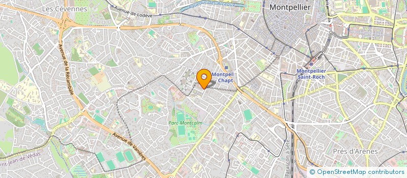 localisation de l'entreprise MONSIEUR MAMADOU SOW à MONTPELLIER