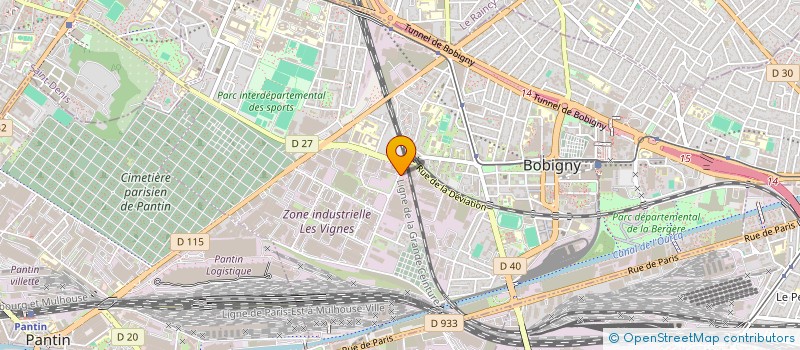 localisation de l'entreprise MONSIEUR MAMADOU SY à BOBIGNY