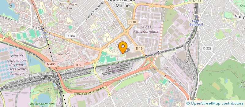 localisation de l'entreprise MONSIEUR MAMADOU SY  BONNEUIL-SUR-MARNE