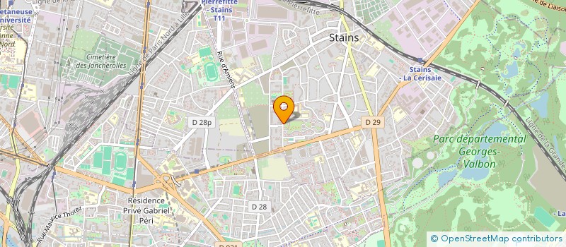 localisation de l'entreprise MONSIEUR MAMADOU SYLLA à STAINS