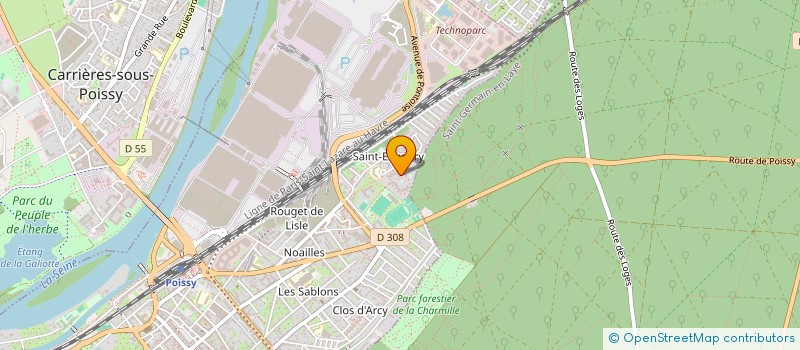 localisation de l'entreprise MONSIEUR MAMADOU SYLLA  POISSY