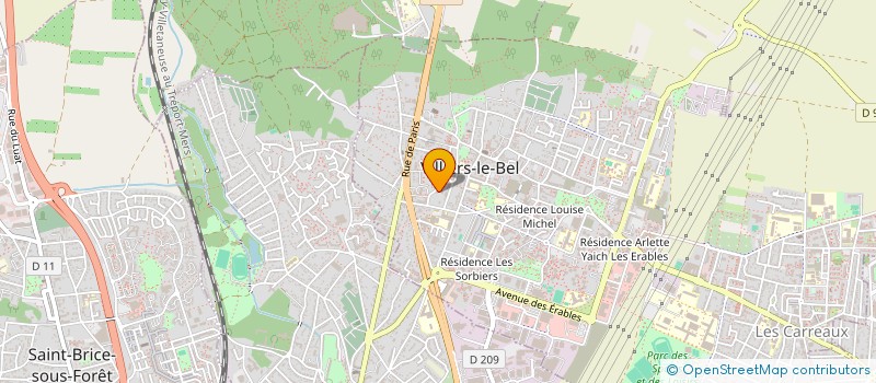 localisation de l'entreprise MONSIEUR MAMADOU SYLLA  VILLIERS-LE-BEL